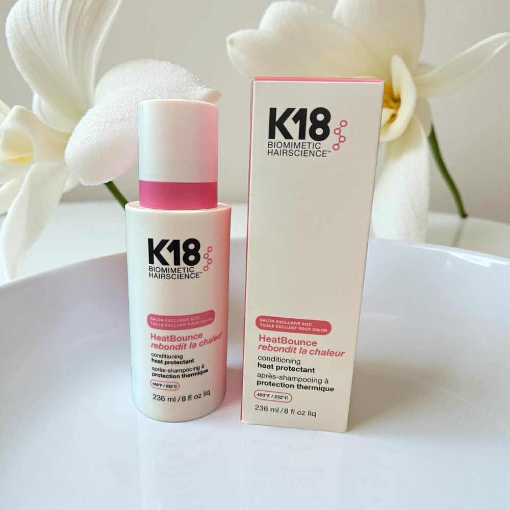 K18 HeatBounce Conditioning Heat Protectant Leave In Conditioner 8 oz
